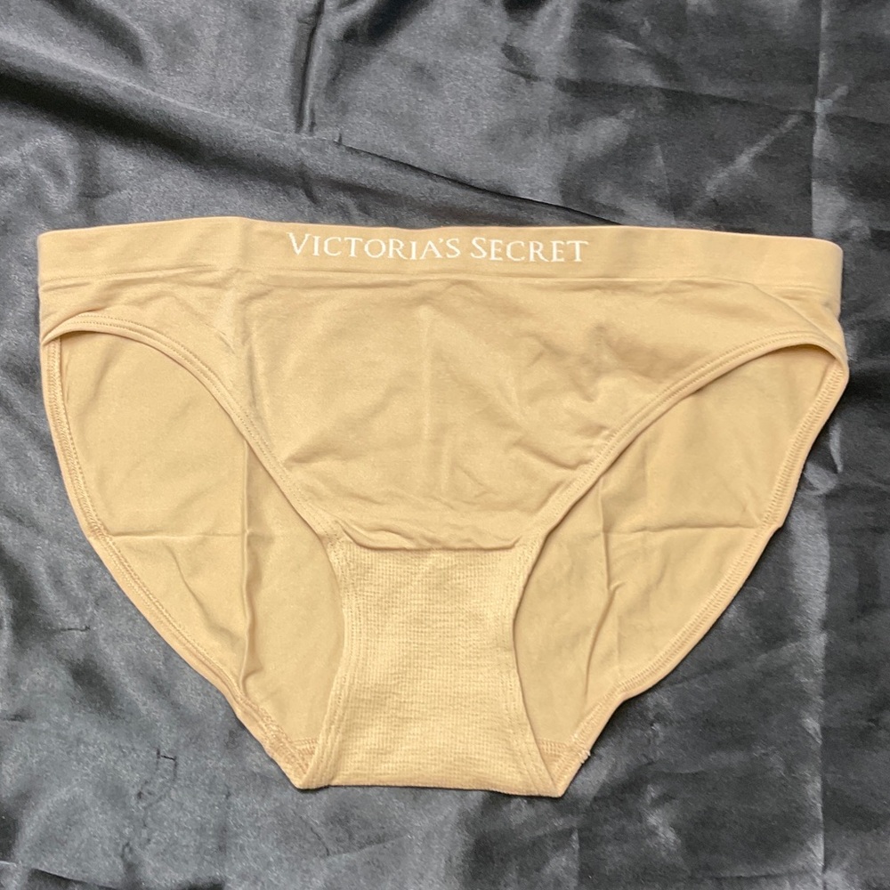 Victoria's Secret Beige Cotton Bikini Brief